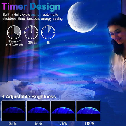 Aurora Magic Star Night Light
