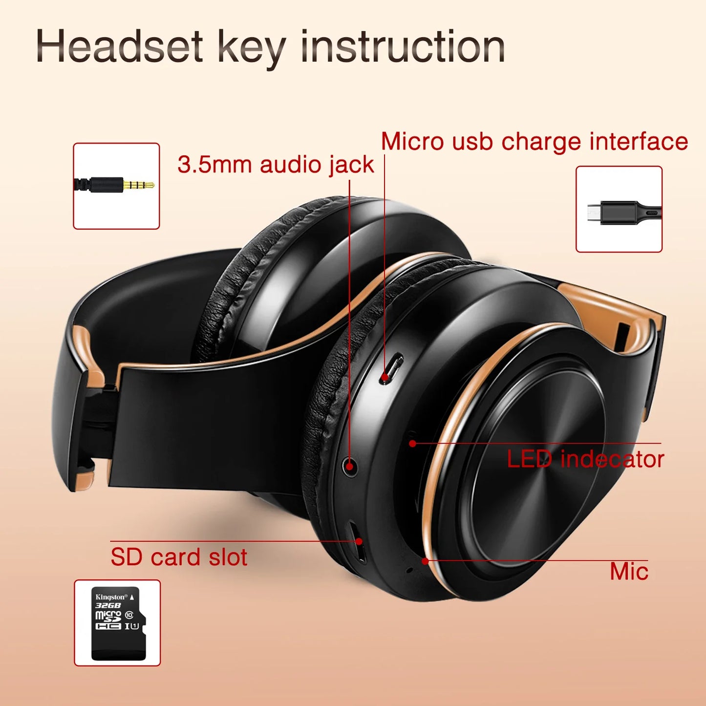 Bluetooth Comfort Headphones