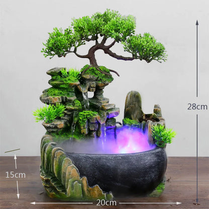 Magical LED Waterfall Fountain