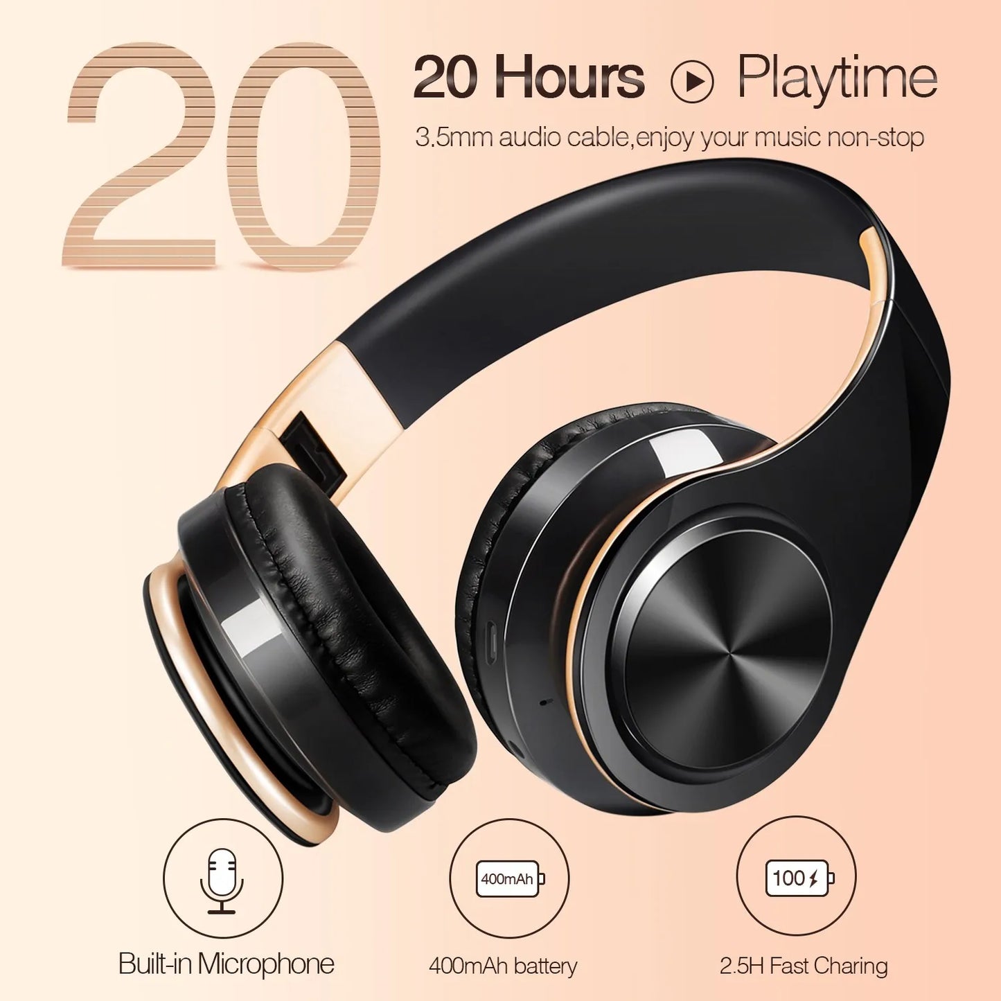 Bluetooth Comfort Headphones